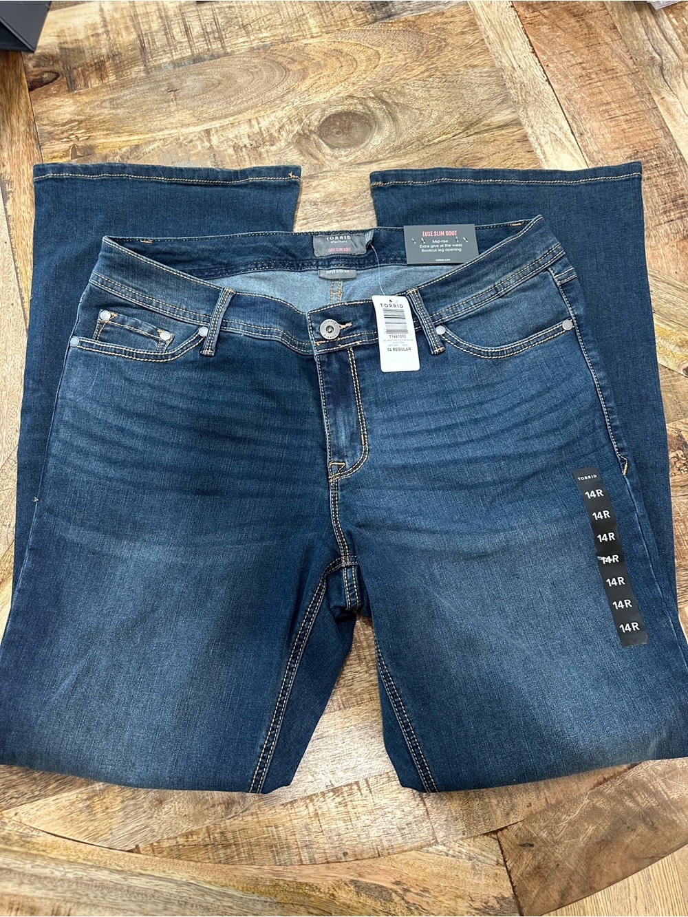 torrid Dark Blue Boot-Cut Jeans